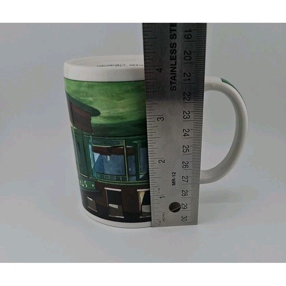 Vintage Starbucks Coffee Mug Edward Hopper 'Nighthawks' "Retro Diner" - Picture 12 of 13